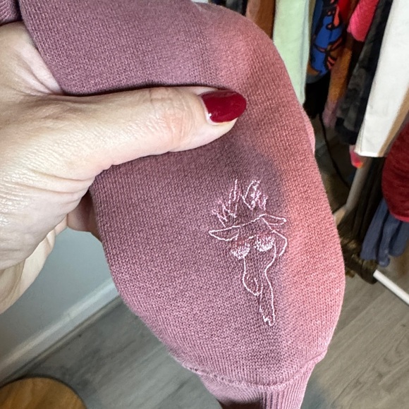 GOAT USA Women's Dusty Rose Turtleneck Sweater - Picture 3 of 6